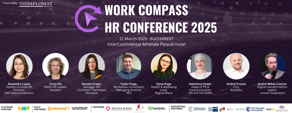 HR CONFERENCE 2025 | WORK COMPASS pe 11 martie, la InterContinental Athénée Palace Bucharest-2
